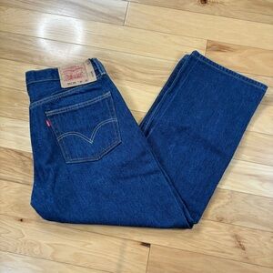 VTG Levis 501xx Jeans Mens Sz 36x30 Button Fly Dark Wash Denim Y2K *READ
